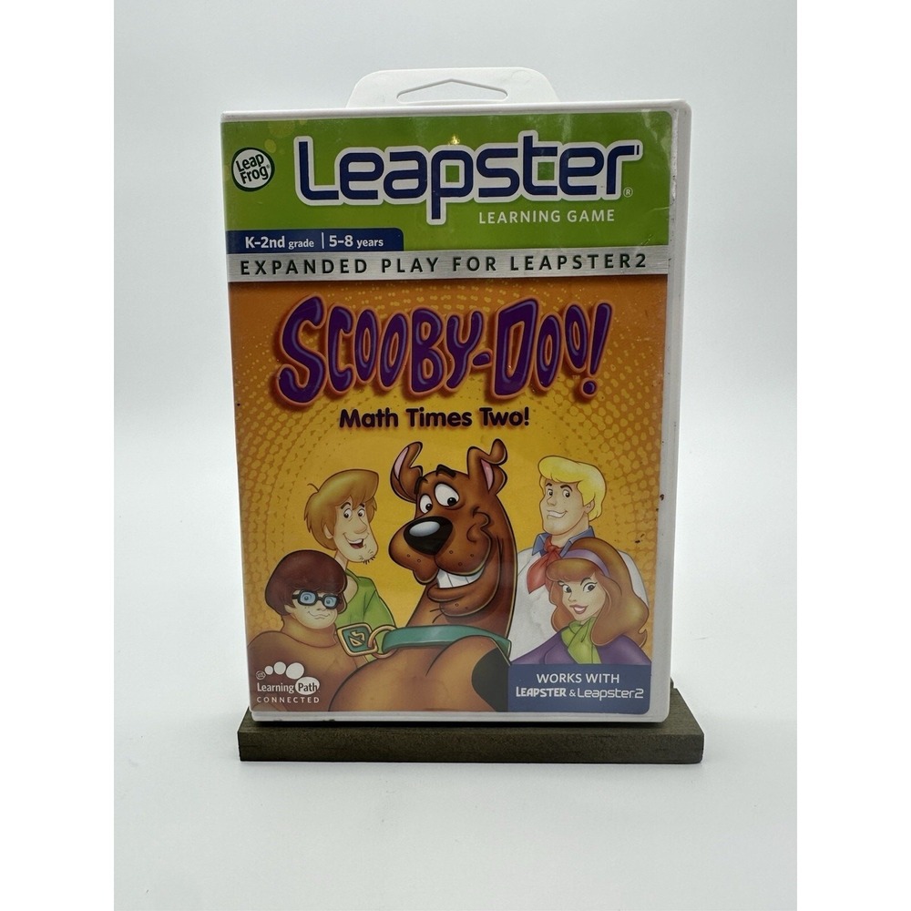 Leapfrog Leapster Scooby-Doo! Math Times Two!‎ Learning Game Cartridge Age 5-8